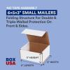 imageBOX USA Shipping Boxes Small 6quotL x 5quotW x 4quotH 50Pack  Corrugated Cardboard Box Mailer for Packing Moving and Storage 6546x5x3