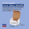 imageBOX USA Shipping Boxes Small 6quotL x 5quotW x 4quotH 50Pack  Corrugated Cardboard Box Mailer for Packing Moving and Storage 6546x5x4