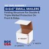 imageBOX USA Shipping Boxes Small 6quotL x 5quotW x 4quotH 50Pack  Corrugated Cardboard Box Mailer for Packing Moving and Storage 6546x5x5