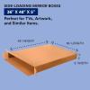 imageBOX USA Side Loading Mirror Box 36quotL x 5quotW x 48quotH 5Pack Cardboard Boxes Perfect for Moving Storing Packing ampamp Shipping Ideal for TVs Picture Frames Mirrors ampamp Art36x48 5Pack