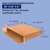 imageBOX USA Side Loading Mirror Box 36quotL x 5quotW x 48quotH 5Pack Cardboard Boxes Perfect for Moving Storing Packing ampamp Shipping Ideal for TVs Picture Frames Mirrors ampamp Art30x24 10Pack