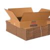 imageBOX USA 20x16x4 Flat Corrugated Boxes Flat 20L x 16W x 4H Pack of 50  Shipping Packaging Moving Storage Box for Home or Business Strong Wholesale Bulk Boxes