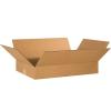imageBOX USA 24x16x4 Flat Corrugated Boxes Flat 24L x 16W x 4H Pack of 25  Shipping Packaging Moving Storage Box for Home or Business Strong Wholesale Bulk Boxes