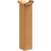 imageBOX USA 4x4x18 Tall Corrugated Boxes Tall 4L x 4W x 18H Pack of 25  Shipping Packaging Moving Storage Box for Home or Business Strong Wholesale Bulk Boxes