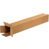 imageBOX USA 4x4x28 Tall Corrugated Boxes Tall 4L x 4W x 28H Pack of 25  Shipping Packaging Moving Storage Box for Home or Business Strong Wholesale Bulk Boxes