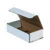 imageBOX USA Moving Boxes Small 8quotL x 4quotW x 2quotH 50Pack  Corrugated Cardboard Box for Packing Shipping and Storage 8x4x2 842White