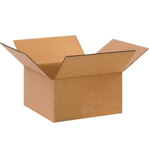 imageBOX USA 10 x 10 x 5 Corrugated Cardboard Boxes Flat 10quotL x 10quotW x 5quotH Pack of 25  Shipping Packaging Moving Storage Box for Home or Business Strong Wholesale Bulk Boxes