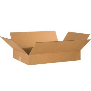 imageBOX USA 24x16x4 Flat Corrugated Boxes Flat 24L x 16W x 4H Pack of 25  Shipping Packaging Moving Storage Box for Home or Business Strong Wholesale Bulk Boxes