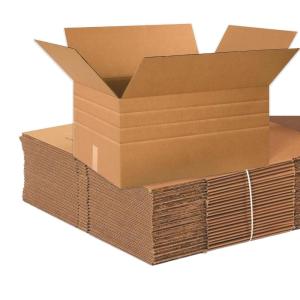 imageBOX USA 24x18x12 Corrugated Boxes Large 24L x 18W x 12H Pack of 10  Shipping Packaging Moving Storage Box for Home or Business Strong Wholesale Bulk BoxesMultiDepth