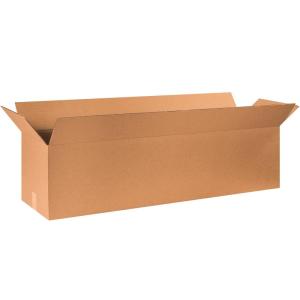 imageBOX USA B481212 Long Corrugated Boxes 48quotL x 12quotW x 12quotH Kraft Pack of 10Standard Corrugated
