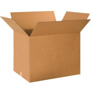 imageBOX USA BHD241818DW Double Wall Boxes 24quotL x 18quotW x 18quotH Kraft Pack of 10Standard Corrugated