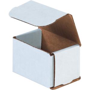 imageBOX USA BM2422 24quotL x 2quotW x 2quotH White Pack of 50White