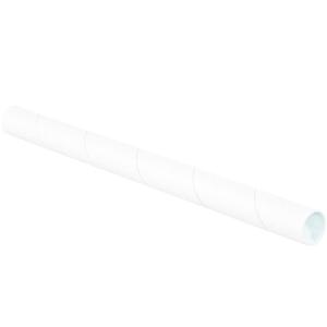 imageBOX USA Cardboard Tubes with Caps 36quotL x 3quotW x 3quotH Pack of 24  Poster Tube for Mailing and Storage of Blueprints Artwork Crafts Long Art Holder 36 inchesWhite