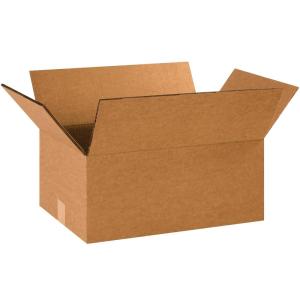 imageBOX USA Shipping Boxes Flat 18quotL x 12quotW x 6quotH 25Pack  Corrugated Cardboard Box for Packing Moving and StorageDouble Wall