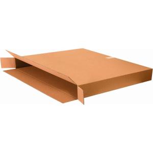 imageBOX USA Side Loading Mirror Box 36quotL x 5quotW x 48quotH 5Pack Cardboard Boxes Perfect for Moving Storing Packing ampamp Shipping Ideal for TVs Picture Frames Mirrors ampamp Art36x30 20Pack