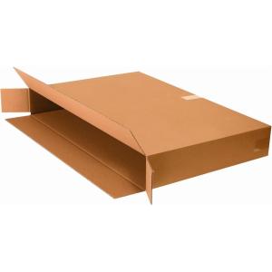 imageBOX USA Side Loading Mirror Box 36quotL x 5quotW x 48quotH 5Pack Cardboard Boxes Perfect for Moving Storing Packing ampamp Shipping Ideal for TVs Picture Frames Mirrors ampamp Art36x24 20Pack