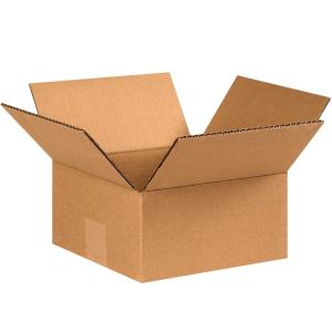 imageBOX USA7 x 7 x 3quot Flat Corrugated Boxes 7quotL x 7quotW x 3quotH Pack of 25  Shipping Packaging Moving Storage Box for Home or Business Strong Wholesale Bulk Boxes