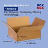 imageBOX USA 10 x 8 x 4 Corrugated Cardboard Boxes Flat 10quotL x 8quotW x 4quotH Pack of 25  Shipping Packaging Moving Storage Box for Home or Business Strong Wholesale Bulk Boxes13 x 10 x 4