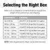 imageBOX USA 24x24x8 Flat Corrugated Boxes Flat 24L x 24W x 8H Pack of 10  Shipping Packaging Moving Storage Box for Home or Business Strong Wholesale Bulk BoxesStandard Corrugated