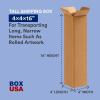 imageBOX USA 4x4x48 Tall Corrugated Boxes Tall 4L x 4W x 48H Pack of 25  Shipping Packaging Moving Storage Box for Home or Business Strong Wholesale Bulk Boxes4x4x16