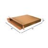 imageBOX USA 5 Pack of FlatPanel TV Corrugated Cardboard Boxes 22quot L x 6quot W x 16quot H Kraft Shipping Packing and MovingKraft