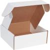 imageBOX USA BMFL18124 18quotL x 12quotW x 4quotH White Pack of 25200ECT32B Corrugated