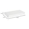 imageBOX USA BMFL18124 18quotL x 12quotW x 4quotH White Pack of 25200ECT32B Corrugated