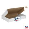imageBOX USA BMFL18124 18quotL x 12quotW x 4quotH White Pack of 25200ECT32B Corrugated