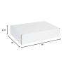 imageBOX USA BMFL18124 18quotL x 12quotW x 4quotH White Pack of 25200ECT32B Corrugated