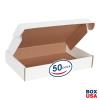 imageBOX USA BMFL18124 18quotL x 12quotW x 4quotH White Pack of 25200ECT32B Corrugated