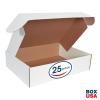 imageBOX USA BMFL18124 18quotL x 12quotW x 4quotH White Pack of 25200ECT32B Corrugated
