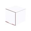 imageBOX USA BMFL18124 18quotL x 12quotW x 4quotH White Pack of 25200ECT32B Corrugated
