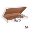 imageBOX USA BMFL18124 18quotL x 12quotW x 4quotH White Pack of 25200ECT32B Corrugated