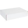 imageBOX USA BMFL18124 18quotL x 12quotW x 4quotH White Pack of 25200ECT32B Corrugated