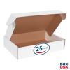 imageBOX USA BMFL18124 18quotL x 12quotW x 4quotH White Pack of 25200ECT32B Corrugated