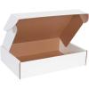 imageBOX USA BMFL18124 18quotL x 12quotW x 4quotH White Pack of 25200ECT32B Corrugated