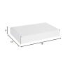 imageBOX USA BMFL18124 18quotL x 12quotW x 4quotH White Pack of 25200ECT32B Corrugated