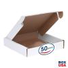 imageBOX USA BMFL18124 18quotL x 12quotW x 4quotH White Pack of 25200ECT32B Corrugated