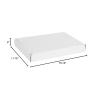 imageBOX USA BMFL18124 18quotL x 12quotW x 4quotH White Pack of 25200ECT32B Corrugated