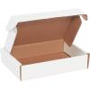 imageBOX USA BMFL18124 18quotL x 12quotW x 4quotH White Pack of 25200ECT32B Corrugated
