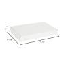 imageBOX USA BMFL18124 18quotL x 12quotW x 4quotH White Pack of 25200ECT32B Corrugated