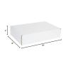 imageBOX USA BMFL18124 18quotL x 12quotW x 4quotH White Pack of 25200ECT32B Corrugated