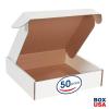 imageBOX USA BMFL18124 18quotL x 12quotW x 4quotH White Pack of 25200ECT32B Corrugated
