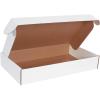 imageBOX USA BMFL18124 18quotL x 12quotW x 4quotH White Pack of 25200ECT32B Corrugated