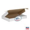 imageBOX USA BMFL18124 18quotL x 12quotW x 4quotH White Pack of 25200ECT32B Corrugated