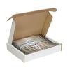 imageBOX USA BMFL18124 18quotL x 12quotW x 4quotH White Pack of 25200ECT32B Corrugated