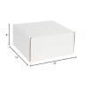 imageBOX USA BMFL18124 18quotL x 12quotW x 4quotH White Pack of 25200ECT32B Corrugated