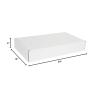 imageBOX USA BMFL18124 18quotL x 12quotW x 4quotH White Pack of 25200ECT32B Corrugated