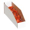 imageBOX USA Cardboard Storage Bins Open Top Bin Box 4quotL x 12quotW x 45quotH 50Pack  Medium for Inventory Organization Parts Garage Warehouse or Home Cubby Oyster White 8x18x10White