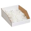 imageBOX USA Cardboard Storage Bins Open Top Bin Box 4quotL x 12quotW x 45quotH 50Pack  Medium for Inventory Organization Parts Garage Warehouse or Home Cubby Oyster White 8x18x10White